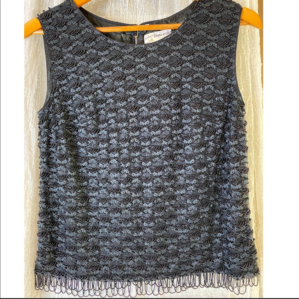 Black Beaded Top